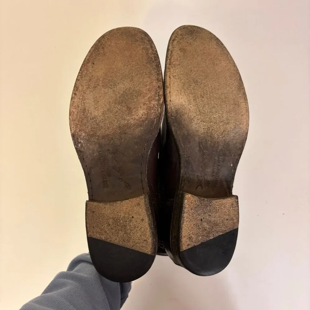 Frye‎ Brown Leather Women's Pull On Chelsea Ankle Boots Size 9